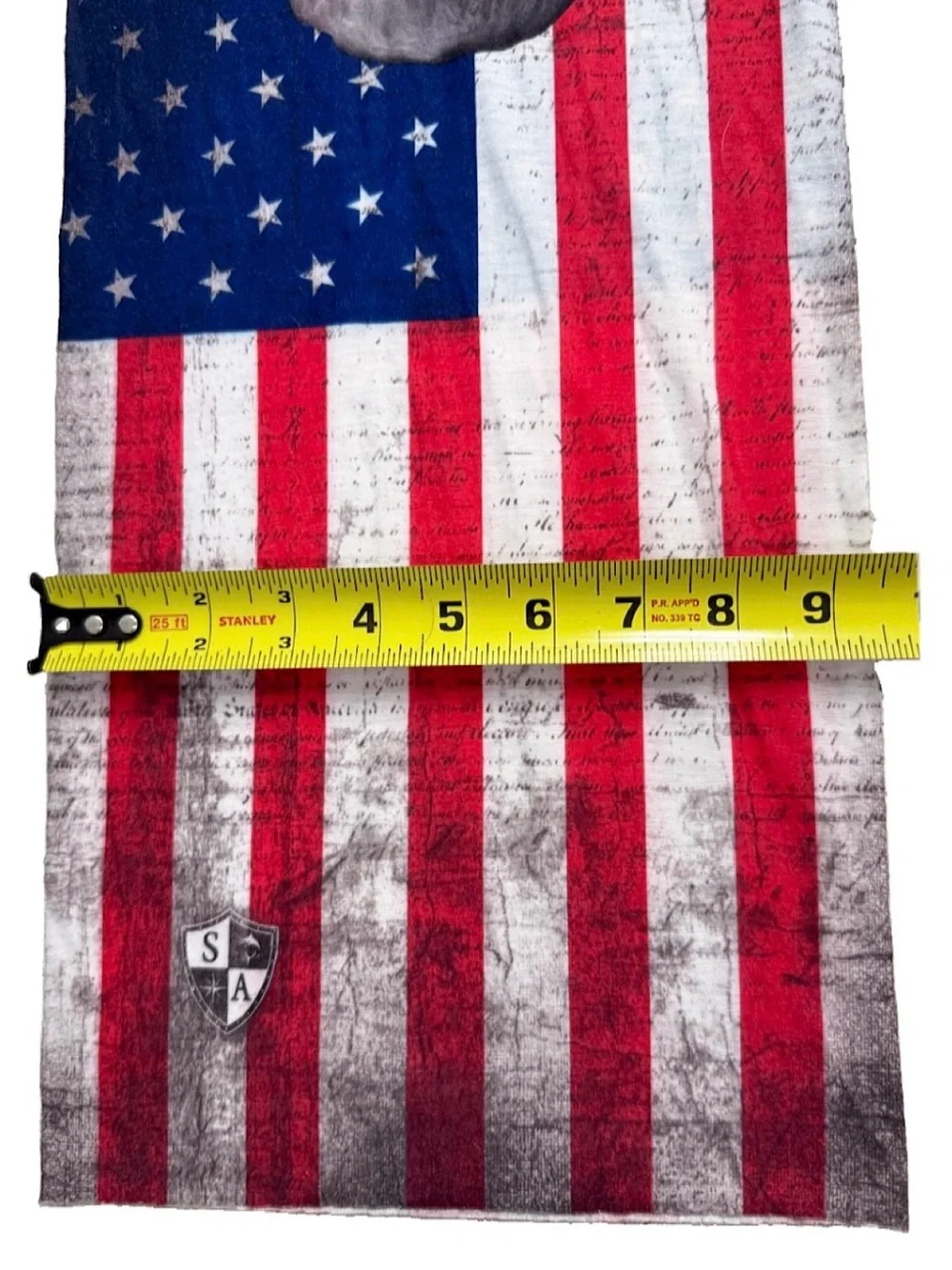 Salt Armour Skull American Flag Neck Gaiter Face Mask Fishing UV Sun Shield